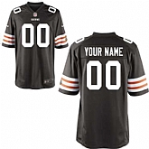 Men Nike Cleveland Browns Customized Brown Team Color Stitched NFL Game Jersey,baseball caps,new era cap wholesale,wholesale hats